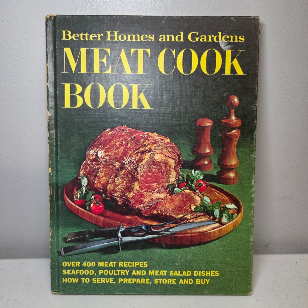 Better Homes and Gardens Meat Cook Book Hardcover Vintage 1959 1st Edition